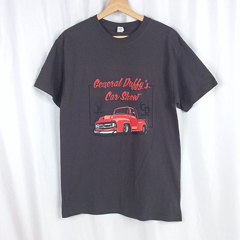 Classic Car Show T-Shirt Mens Medium Short Sleeve Redmond Oregon 2022 Duffy's